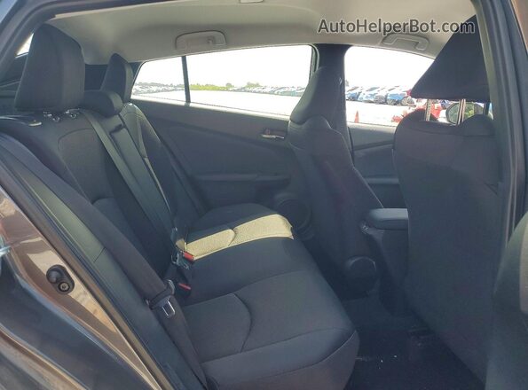 JTDKAMFU4N3165305 2022 TOYOTA PRIUS Charcoal Vista de los asientos traseros
