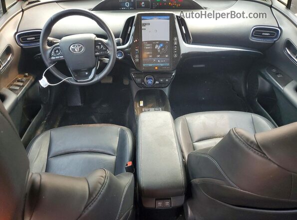 JTDKAMFU5M3131727 2021 TOYOTA PRIUS Red წინა პანელის ხედი