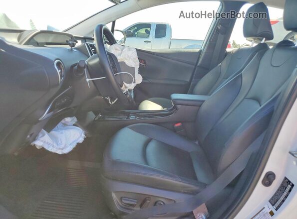 JTDKAMFU5N3178807 2022 TOYOTA PRIUS Белый Вид салона спереди
