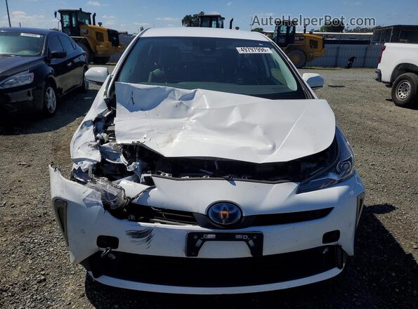 JTDKAMFU5N3178807 2022 TOYOTA PRIUS Белый Вид спереди