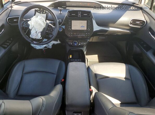 JTDKAMFU5N3178807 2022 TOYOTA PRIUS Белый Вид панели приборов