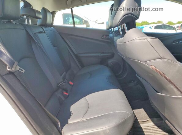 JTDKAMFU5N3178807 2022 TOYOTA PRIUS Белый Вид задних сидений