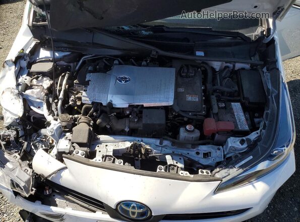 JTDKAMFU5N3178807 2022 TOYOTA PRIUS Белый Вид задней части салона