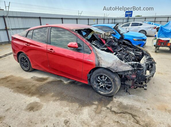 JTDKAMFU7N3158249 2022 TOYOTA PRIUS Red Przód prawy