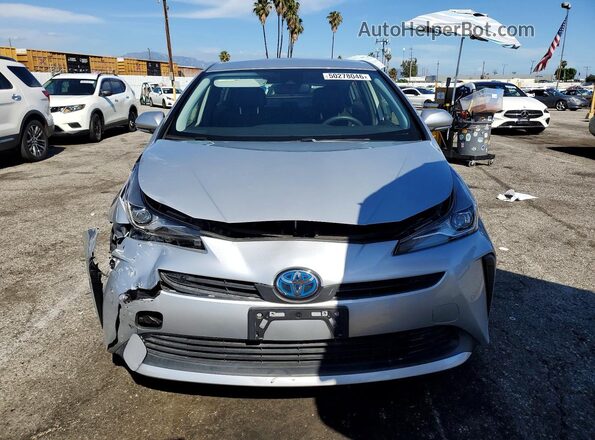 JTDKAMFU8N3156252 2022 TOYOTA PRIUS Silver Front view