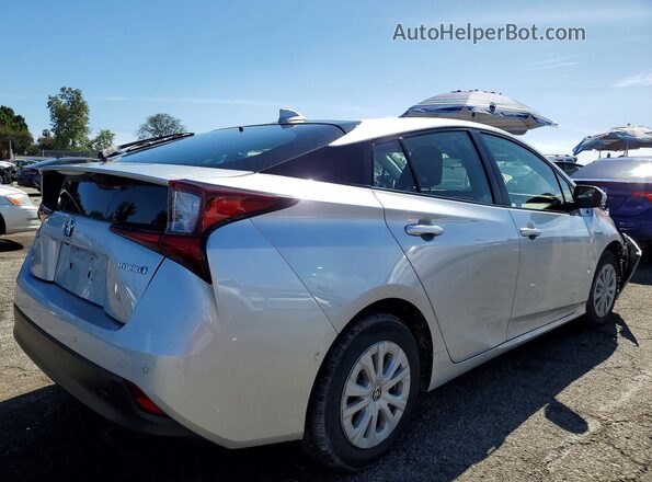 JTDKAMFU8N3156252 2022 TOYOTA PRIUS Silver Rear right
