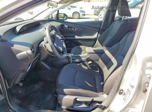 JTDKAMFU8N3156252 2022 TOYOTA PRIUS Silver Front interior view
