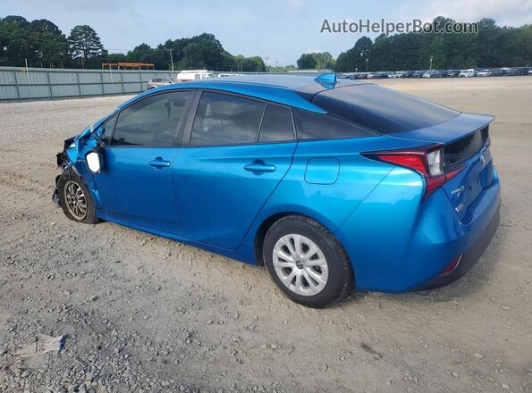 JTDKAMFUON3166807 2022 TOYOTA PRIUS Blue Հետևի ձախ