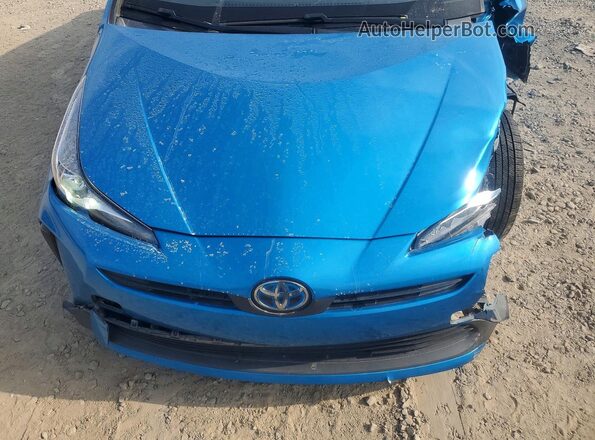 JTDKAMFUON3166807 2022 TOYOTA PRIUS Blue Սալոնի հետևի տեսք
