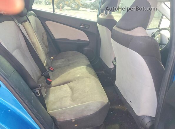JTDKAMFUON3166807 2022 TOYOTA PRIUS Blue Հետևի նստատեղերի տեսք