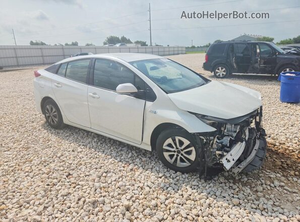 JTDKARFP0H3060031 2017 TOYOTA PRIUS White Delantero derecho
