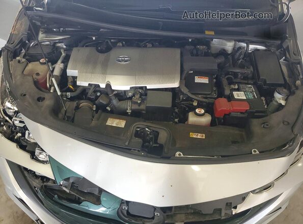 JTDKARFP1H3002140 2017 TOYOTA PRIUS Silver Vista interior trasera