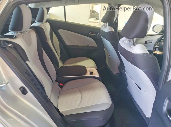 JTDKARFP1H3002140 2017 TOYOTA PRIUS Silver Vista de los asientos traseros