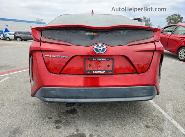JTDKARFP2H3049628 2017 TOYOTA PRIUS Burgundy Вид ззаду