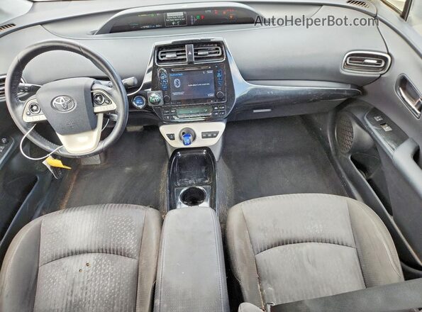 JTDKARFP2H3049628 2017 TOYOTA PRIUS Burgundy Вид панелі приладів