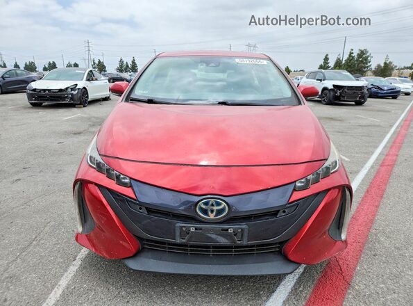 JTDKARFP2H3049628 2017 TOYOTA PRIUS Burgundy Вид спереду