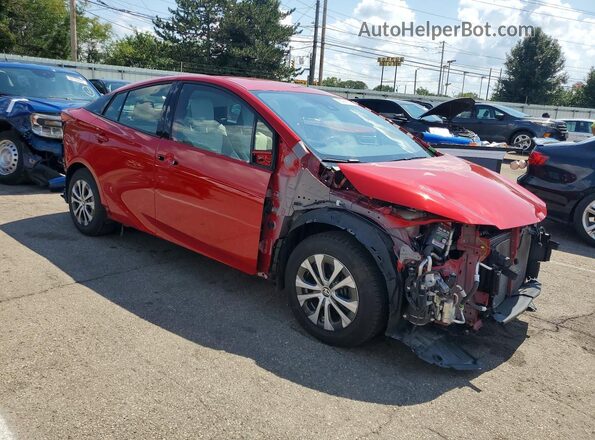 JTDKARFP2L3144487 2020 TOYOTA PRIUS Red Передня права чверть