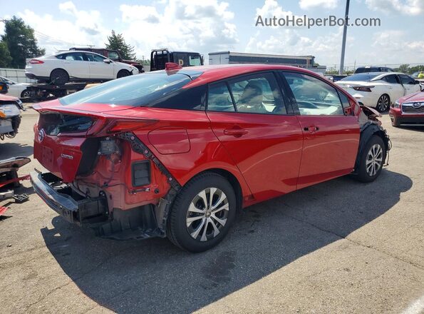 JTDKARFP2L3144487 2020 TOYOTA PRIUS Red Задня права чверть