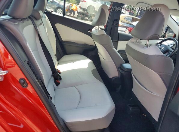 JTDKARFP2L3144487 2020 TOYOTA PRIUS Red Вид задніх сидінь