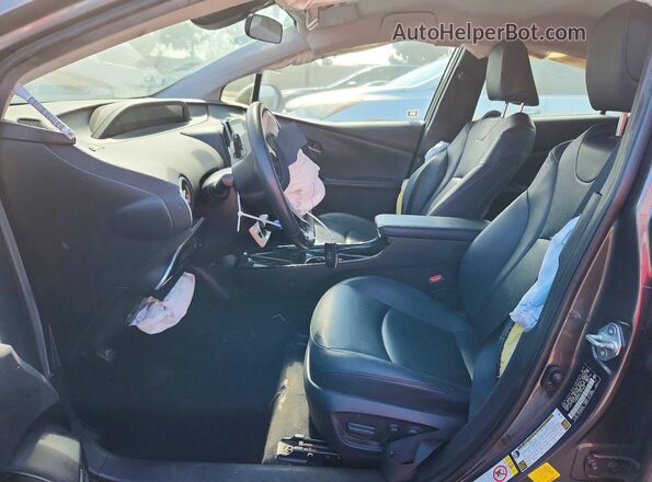 JTDKARFP3J3094678 2018 TOYOTA PRIUS Charcoal Vista interior delantera