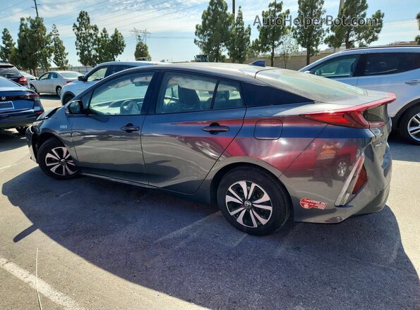 JTDKARFP3J3094678 2018 TOYOTA PRIUS Charcoal Trasero izquierdo