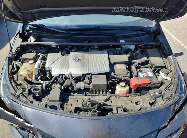JTDKARFP3J3094678 2018 TOYOTA PRIUS Charcoal Vista interior trasera