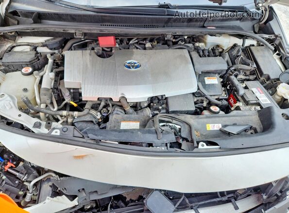 JTDKARFP3L3126435 2020 TOYOTA PRIUS White უკანა სალონის ხედი