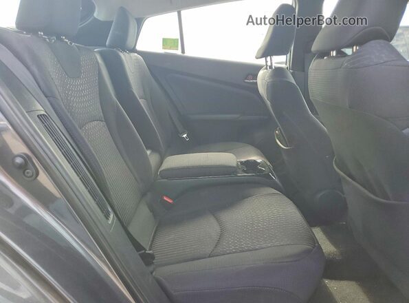 JTDKARFP4H3064504 2017 TOYOTA PRIUS Gray უკანა სავარძლების ხედი