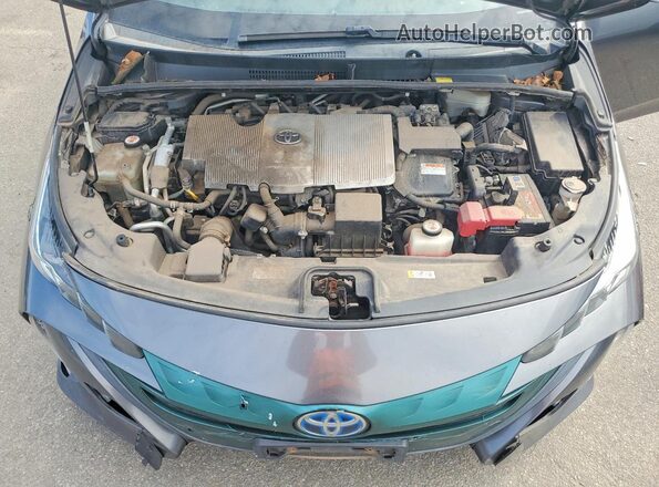 JTDKARFP4H3064504 2017 TOYOTA PRIUS Gray უკანა სალონის ხედი
