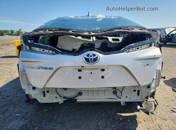 JTDKARFP6L3130754 2020 TOYOTA PRIUS Silver უკანა ხედი