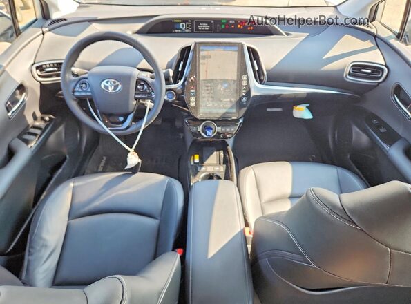 JTDKARFP6L3130754 2020 TOYOTA PRIUS Silver წინა პანელის ხედი