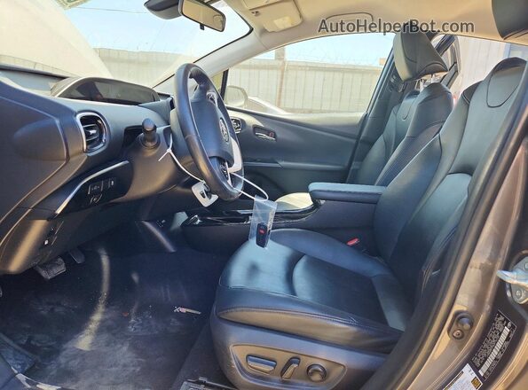 JTDKARFP7K3115145 2019 TOYOTA PRIUS Gray Вид салону спереду