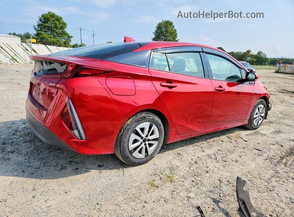 JTDKARFPXH3054639 2017 TOYOTA PRIUS Red Rear right
