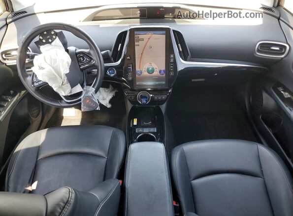 JTDKARFPXL3137304 2020 TOYOTA PRIUS Charcoal Առջևի վահանակի տեսք