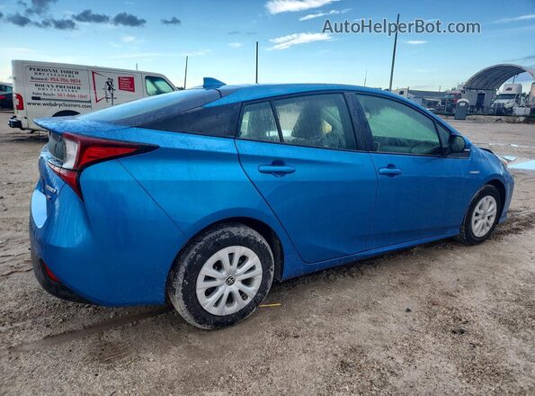 JTDKARFU0K3088666 2019 TOYOTA PRIUS Blue Rear right