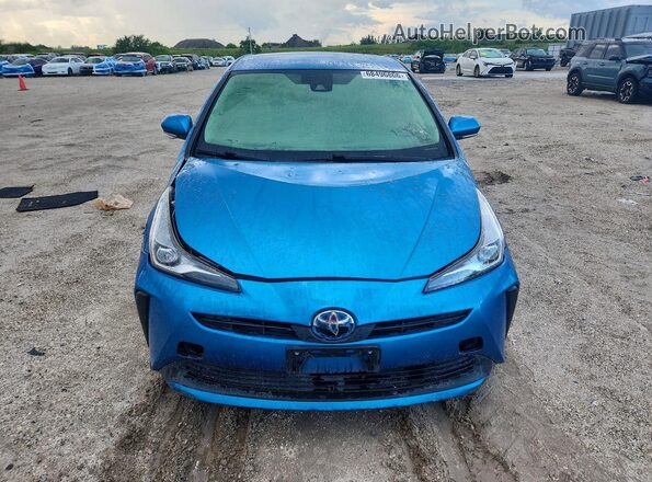 JTDKARFU0K3088666 2019 TOYOTA PRIUS Blue Front view