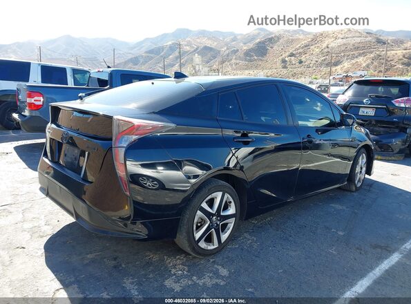 JTDKARFU1G3019847 2016 TOYOTA PRIUS Черный Задняя правая четверть