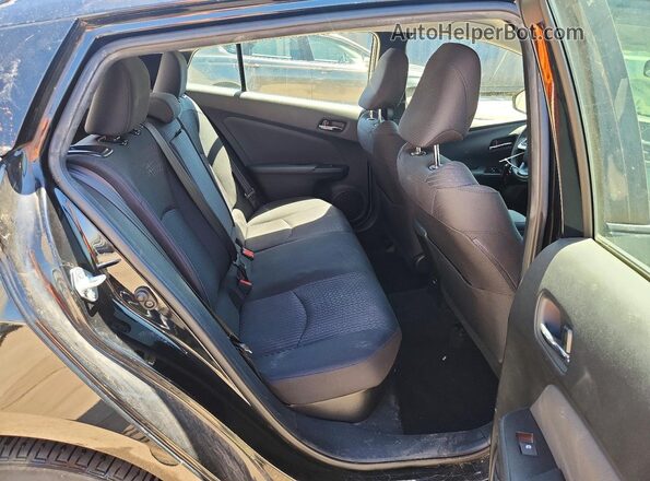 JTDKARFU2G3020201 2016 TOYOTA PRIUS Black Widok tylnych siedzeń