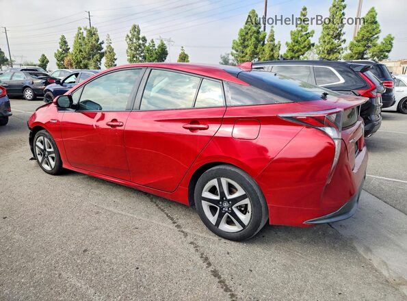 JTDKARFU2G3523677 2016 TOYOTA PRIUS Red Հետևի ձախ