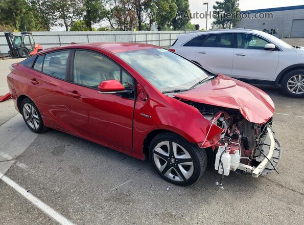 JTDKARFU2G3523677 2016 TOYOTA PRIUS Red Առջևի աջ