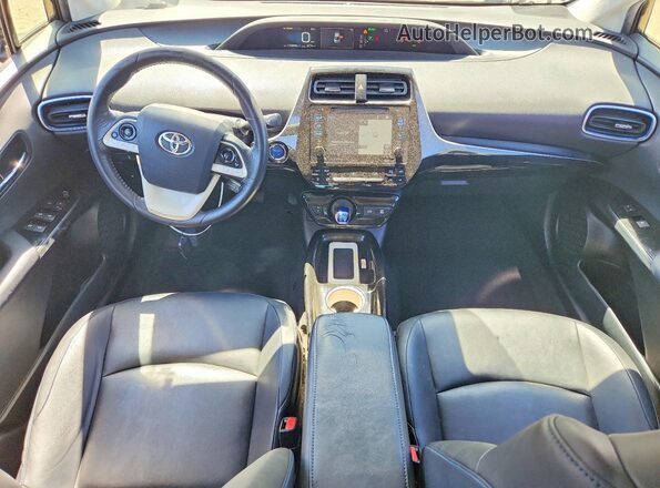 JTDKARFU4G3518285 2016 TOYOTA PRIUS Black წინა პანელის ხედი
