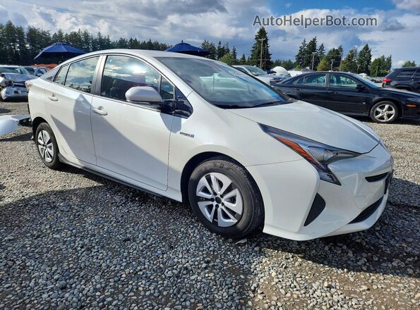 JTDKARFU5G3020774 2016 TOYOTA PRIUS Белый Передняя правая четверть