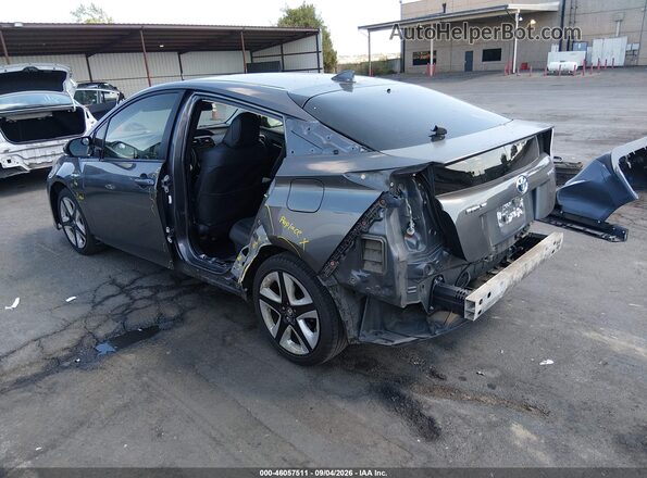 JTDKARFU5G3026803 2016 TOYOTA PRIUS Gray Rear left