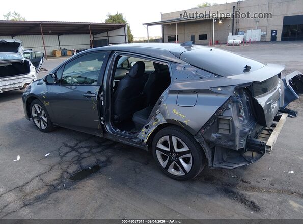 JTDKARFU5G3026803 2016 TOYOTA PRIUS Gray Front view