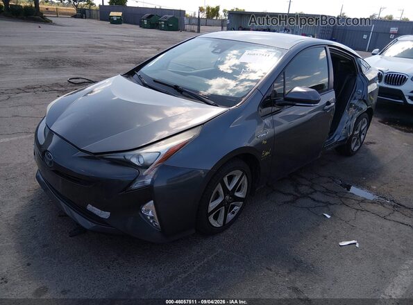 JTDKARFU5G3026803 2016 TOYOTA PRIUS Gray Front left