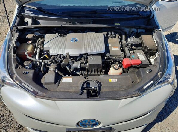 JTDKARFU6H3535641 2017 TOYOTA PRIUS White Widok komory silnika