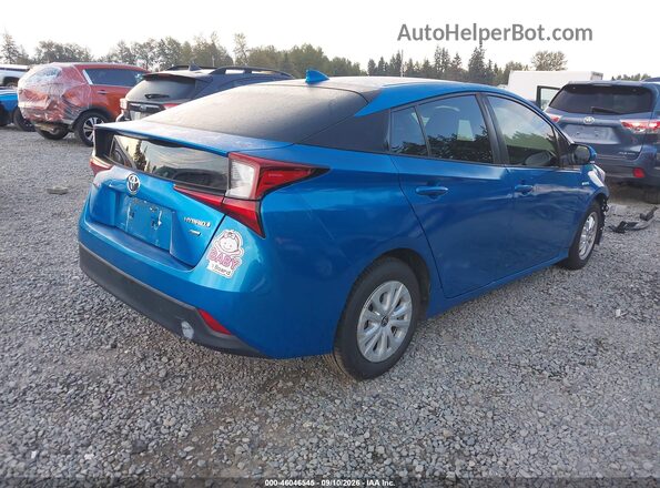 JTDKARFU7K3087580 2019 TOYOTA PRIUS Blue Rear right