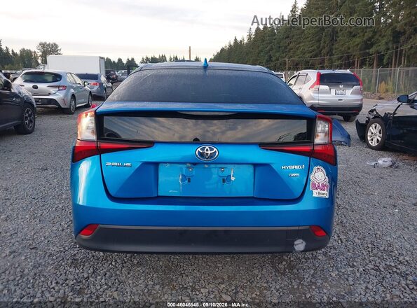 JTDKARFU7K3087580 2019 TOYOTA PRIUS Blue 