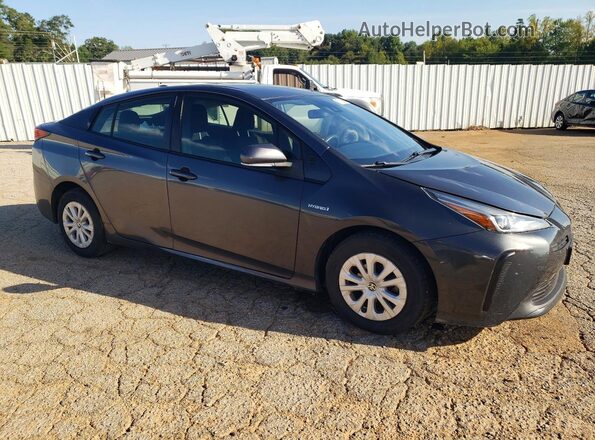 JTDKARFU7K3095324 2019 TOYOTA PRIUS Gray Delantero derecho