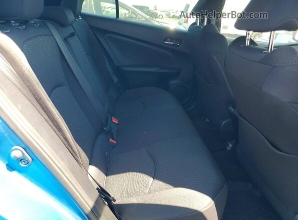 JTDKARFU7K3095680 2019 TOYOTA PRIUS Blue Հետևի նստատեղերի տեսք